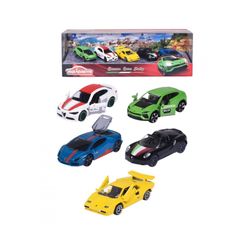 Miniatura 1/64 Majoretteconjunto Com 5 Pcs Serie Cars Italy