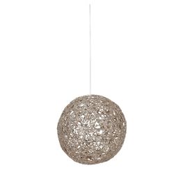 Bola Decorada Natal Aramada Champanhe 12cm