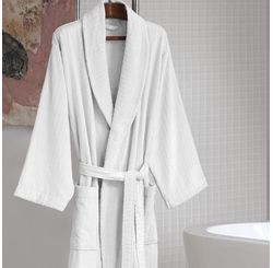 Roupao Stripes Mod.6100-7 Tam Gg Branco/1011