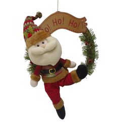Guirlanda Com Papai Noel Vienna 50x35x13cm Unico/unico