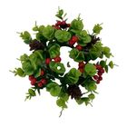 ENFEITE-DECORATIVO-MINI-GUIRLANDA-NORMANDIA-10CM-VERMELHO