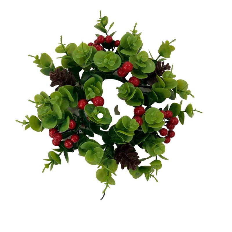ENFEITE-DECORATIVO-MINI-GUIRLANDA-NORMANDIA-10CM-VERMELHO