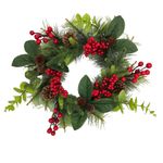 ENFEITE-DECORATIVO-GUIRLANDA-NORMANDIA-46CM-VERMELHO