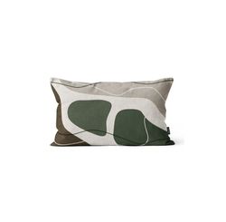 Capa P/almofada Veludo Luxor 30x50cm Es2408c Verde/marrom