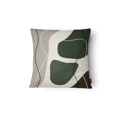 Capa P/almofada Veludo Luxor 50x50cm Es2407c Verde/marrom