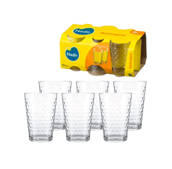 Jogo 6 Copos Batuque 265ml
