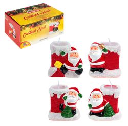 Castical Ceramica Noel Com Vela