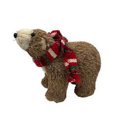 Enfeite Natalino Urso Estocolmo 17x 9 X15cm