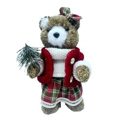 Enfeite Natalino Urso Dublin 15x15x 27cm