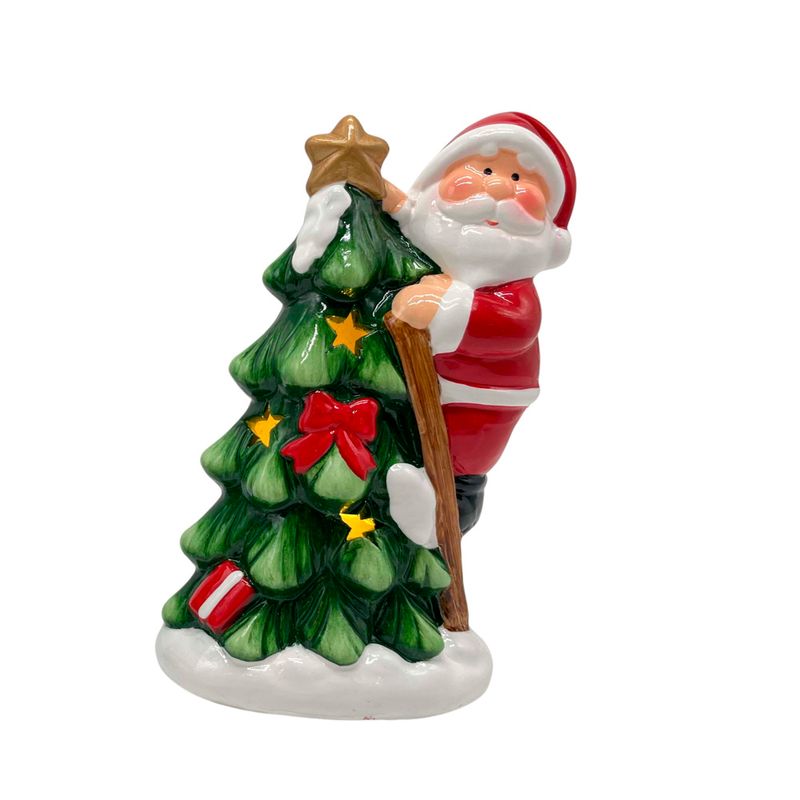 ENFEITE-NATALINO-CERAMICA-PAPAI-NOEL-NA-ARVORE