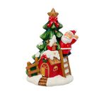 ENFEITE-NATALINO-CERAMICA-PAPAI-NOEL-NA-ARVORE-E-CASA