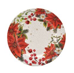 Sousplat Flores de Natal 33cm