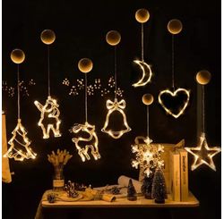 Enfeites Leds Com Ventosa Sortido