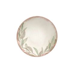 Prato Sobremesa Natur Em Porcelana Decor 21cm