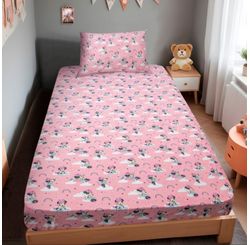 Jogo de Cama Kids Solteiro Minnie Nuvem Rose