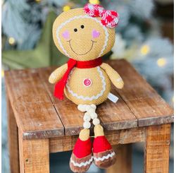 Boneca Ginger Sentada 40cm