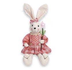 Coelha Alice Sentada de Pelucia 40 Cm