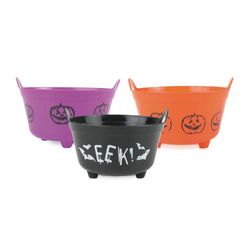 Cesta Plastica Mini Bowl Happy Halloween 7,5x7,5x7cm