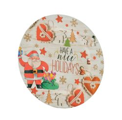 Sousplat Papai Noel Have a Nice Holidays