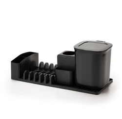 Kit 3pcs Escorredor /lixeira 2,5lts/porta Detergente