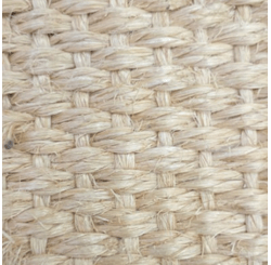 Tapete Sisal Natural C/borda Virada e Batida Sob Encomenda