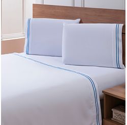 Jogo de Cama Percal Soft 300 Basics Casal