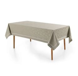 Toalha Mesa Celebra Antoni 1,65x2,20 Cinza 10252/bege