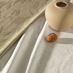 TOALHA MESA JACQUARD NATURE  KATHERINE  BRANCO 01 2