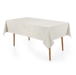 Toalha Mesa Jacquard Nature Katherine  1,60x3,20 Branco 01