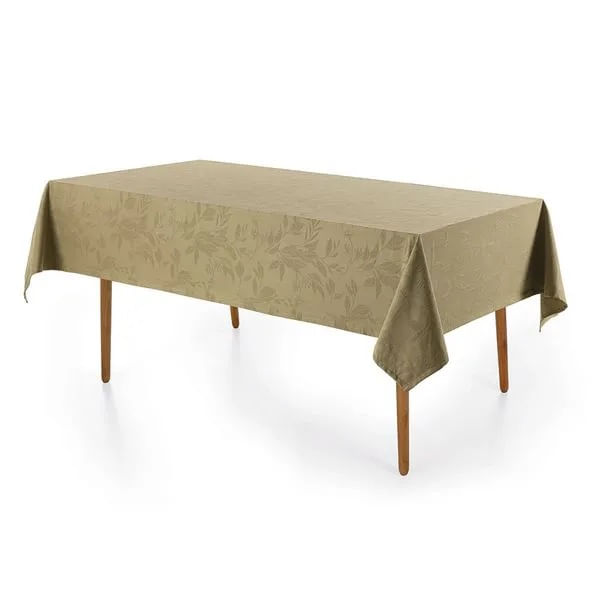 TOALHA MESA JACQUARD NATURE KATHERINE   VERDE OLIVA 10253