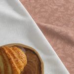 TOALHA MESA SEMPRE LIMPRA DELICATA  ROSA VINTAGE 60252 3