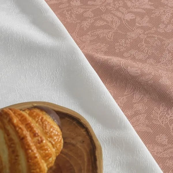 TOALHA MESA SEMPRE LIMPRA DELICATA  ROSA VINTAGE 60252 3