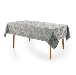 Toalha Mesa Sempre Limpa Grazia  1,60x3,20 Cinza 90158