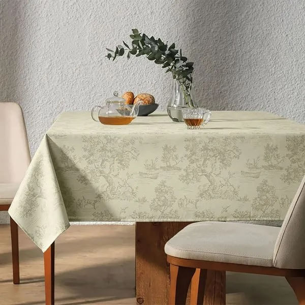 TOALHA MESA SEMPRE LIMPRA GRAZIA  ALECRIM 90151 2
