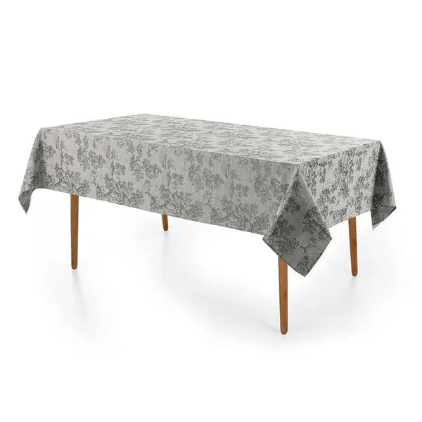 TOALHA MESA SEMPRE LIMPRA GRAZIA  CINZA 90158