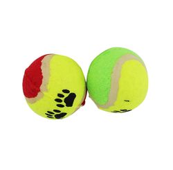 Brinquedo Cao Bola 6cm 2pc