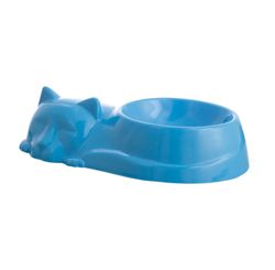 Comedouro Gato Plastic 230ml - Sortido