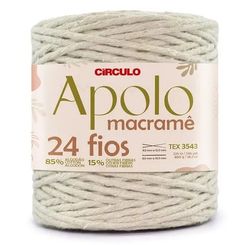 Linha Apolo Macrame 4/24 800gr 476803 Cor 20 Natural