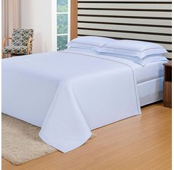 Jogo de Cama 300 Fios Modena Bordado King