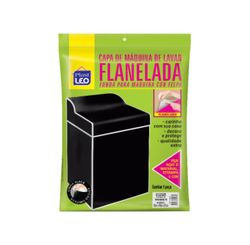 Capa Maquina Flanelada Preta Tam G
